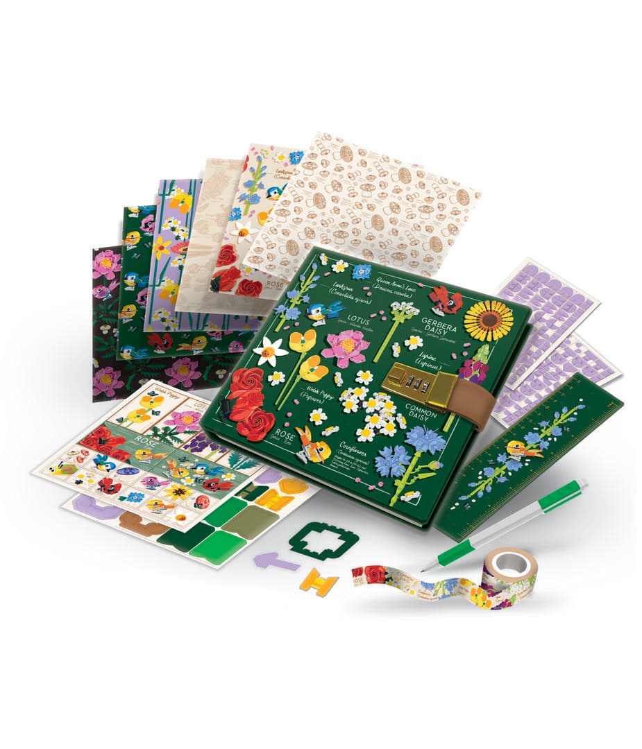 Botanicals Combination Lock Diary