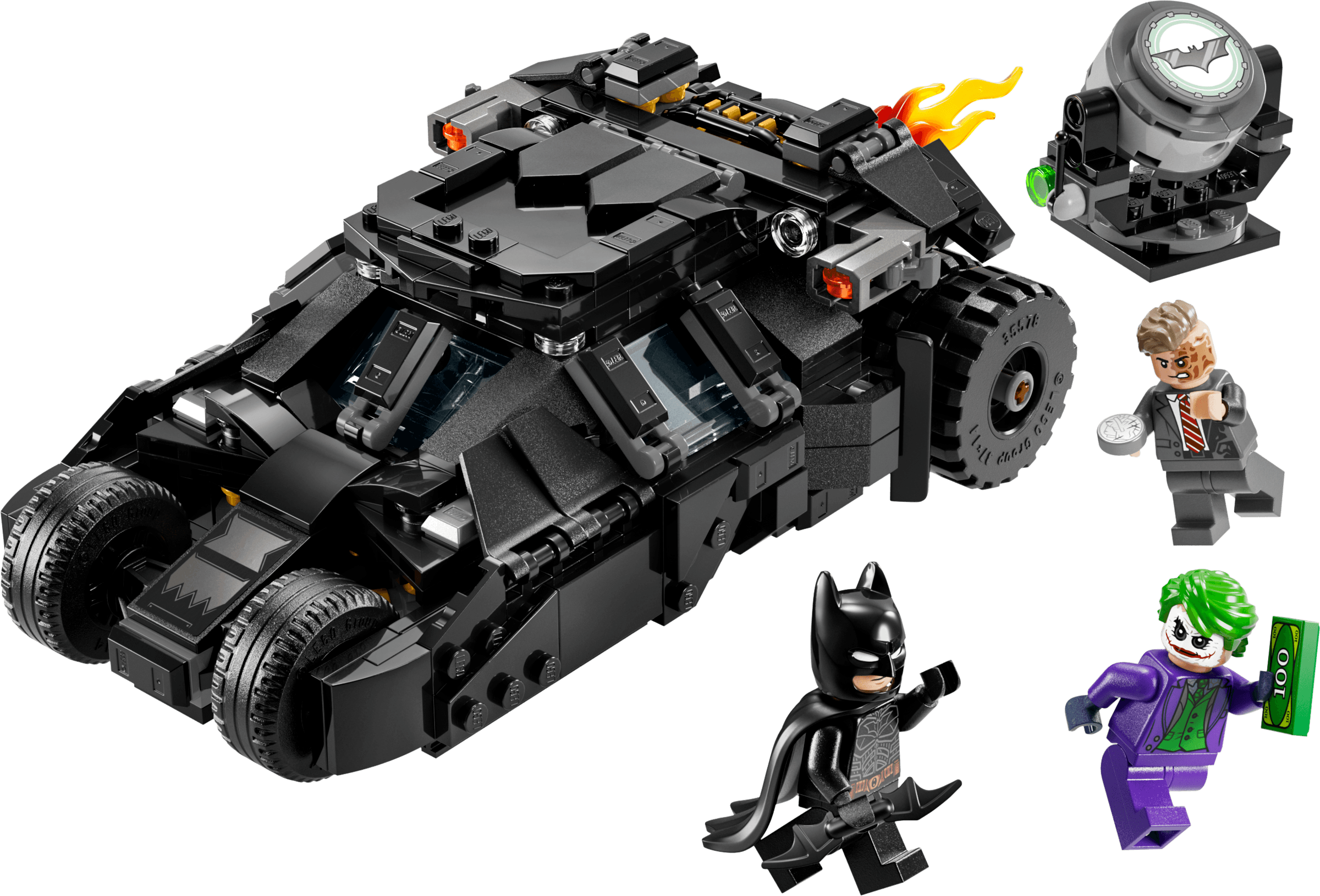 Batman Tumbler vs. Two-Face & The Joker