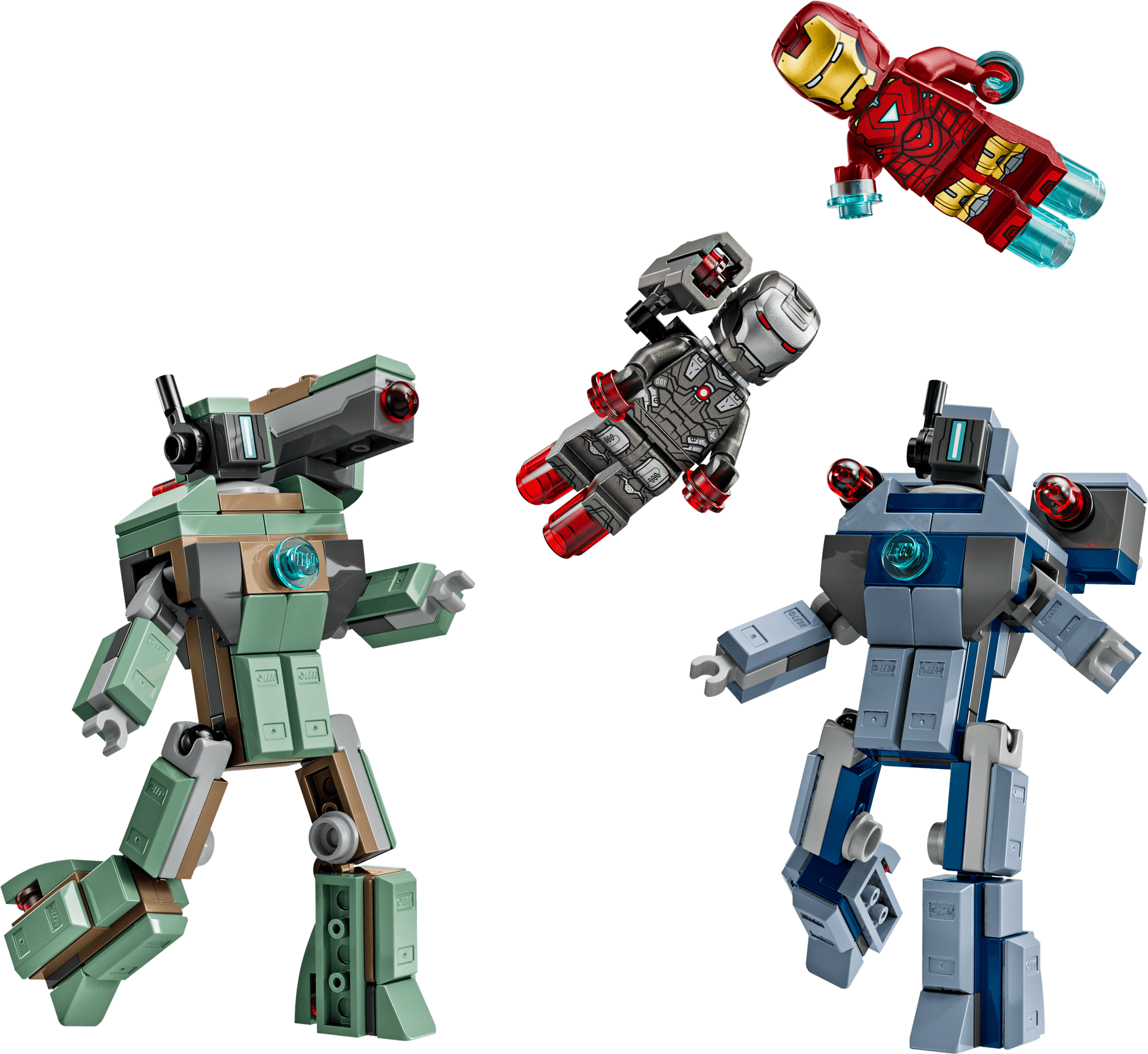 Iron Man & War Machine vs. Hammer Drones