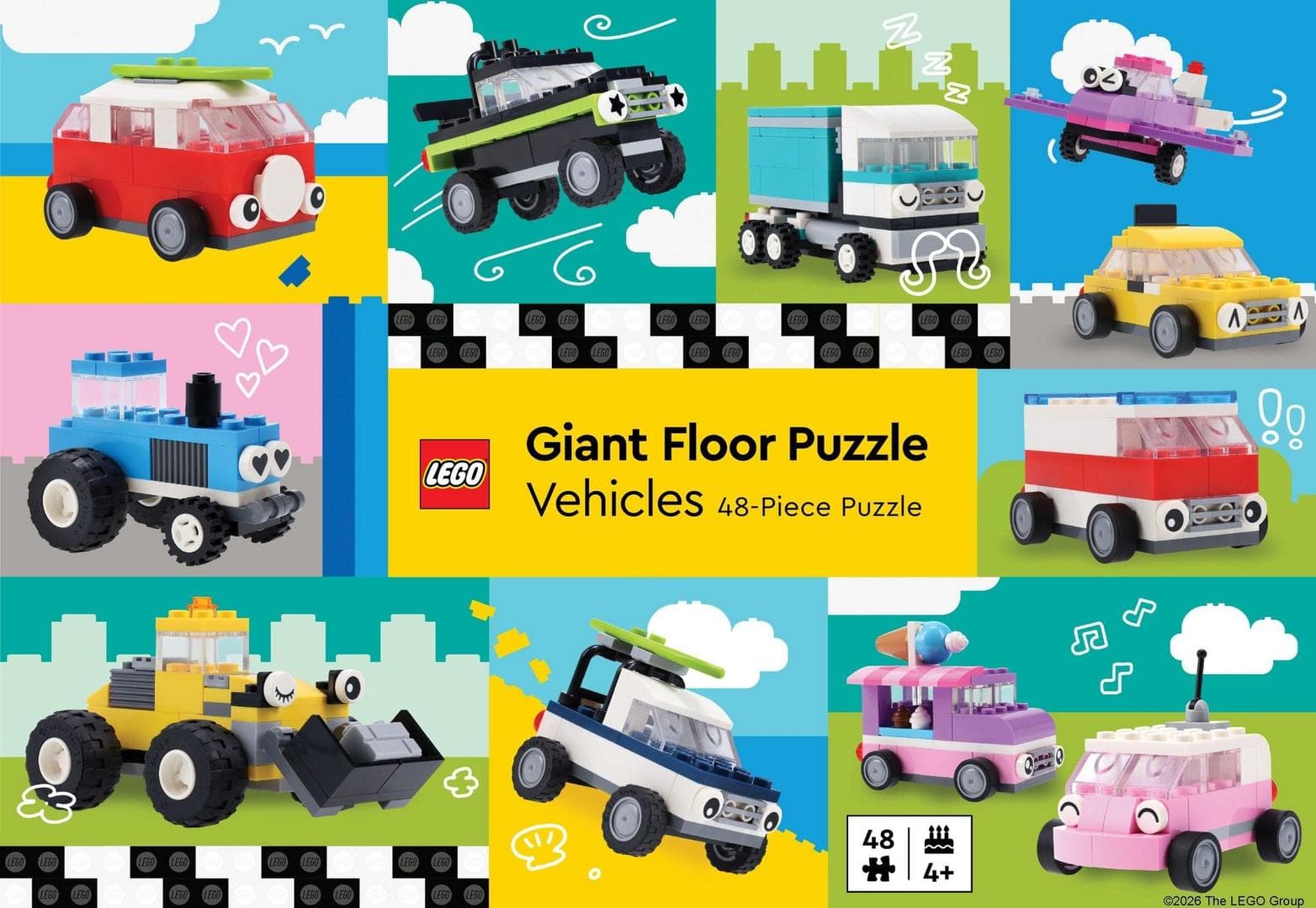 Giant Floor Puzzle: Vehicles